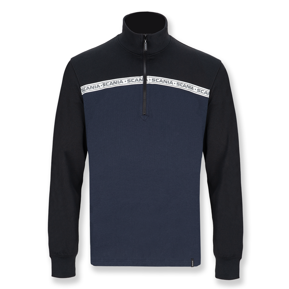 Men's Navy Duo Retro ¼ Zip Sweatshirt