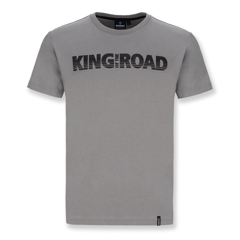 Men's Grey King Of The Road T-shirt