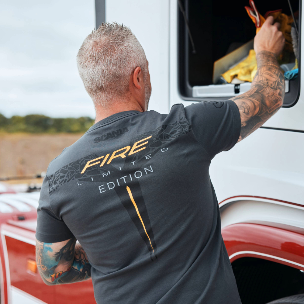 Men's Fire Anthracite T-Shirt