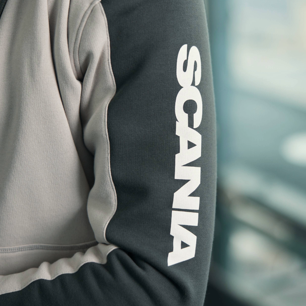 Men's Pewter Zip Hoodie