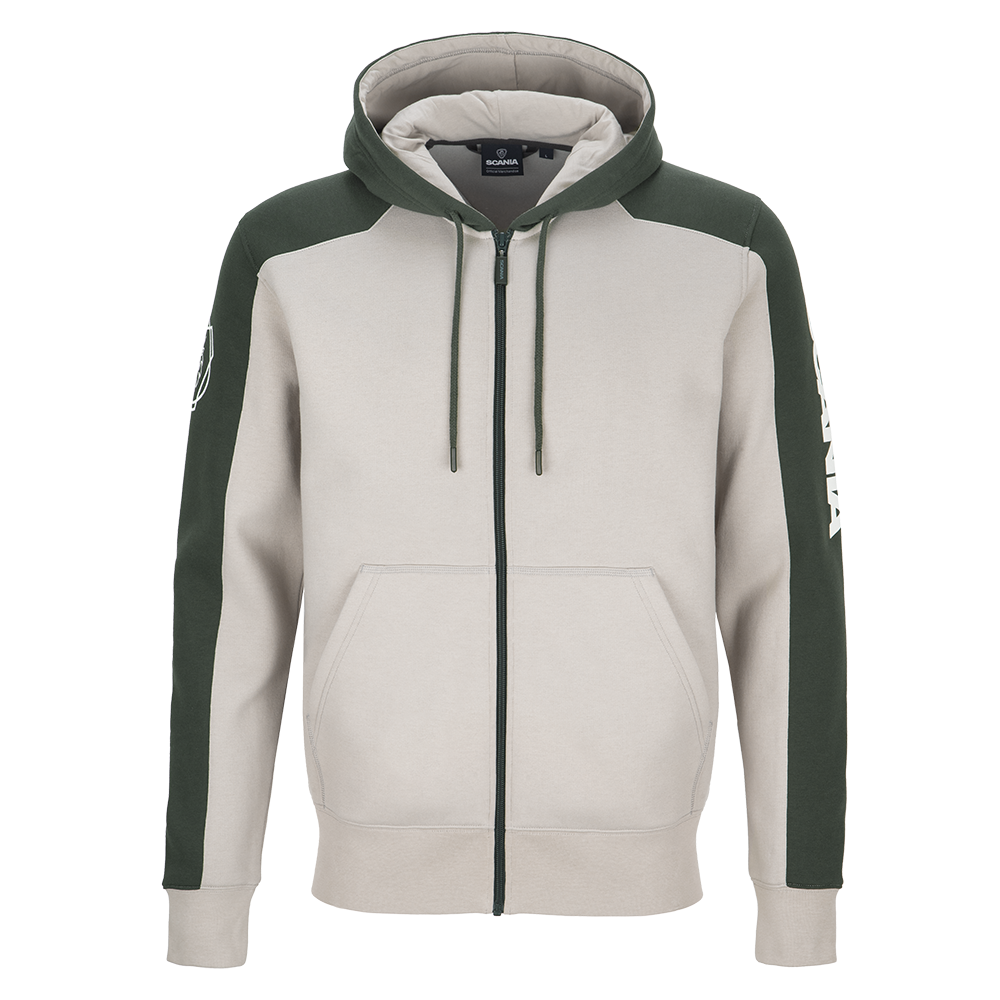 Men's Pewter Zip Hoodie