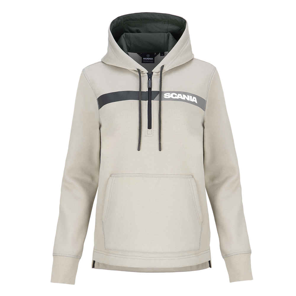 Women's Pewter 1/4 Zip Hoodie