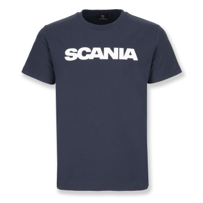 Men's Navy Basic Wordmark T-Shirt