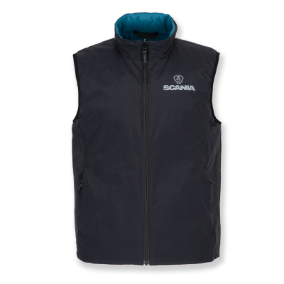 Men's Black Reverse Gilet