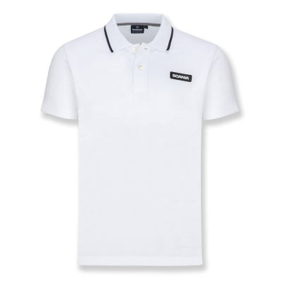 Men's Optical White Base Polo