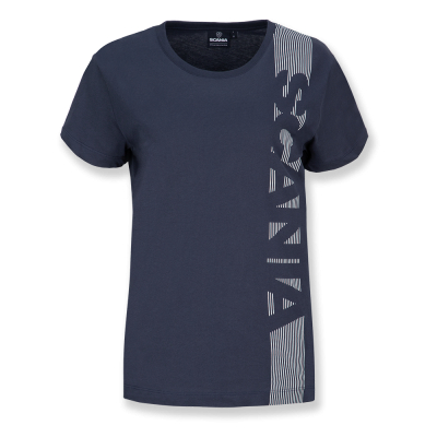 Women's Navy V Stripe T-Shirt