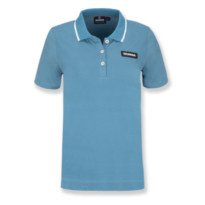 Women's Light Blue Base Polo