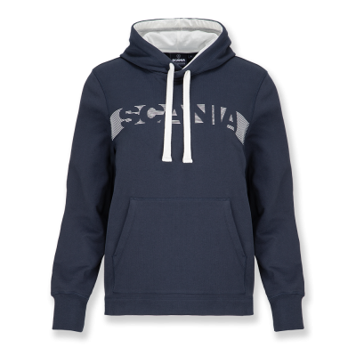 Women's Navy Stripe Relaxed Hoodie