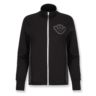 Women's Black V8 Duo Zip Sweatshirt