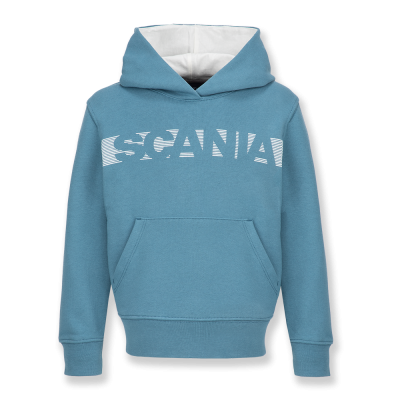 Kids Light Blue Stripe Hoodie