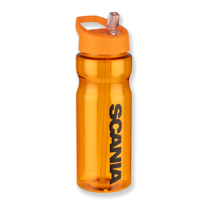 Orange Straw Bottle