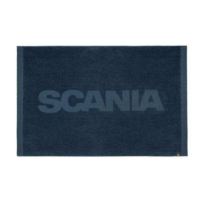 Navy Wordmark Towel