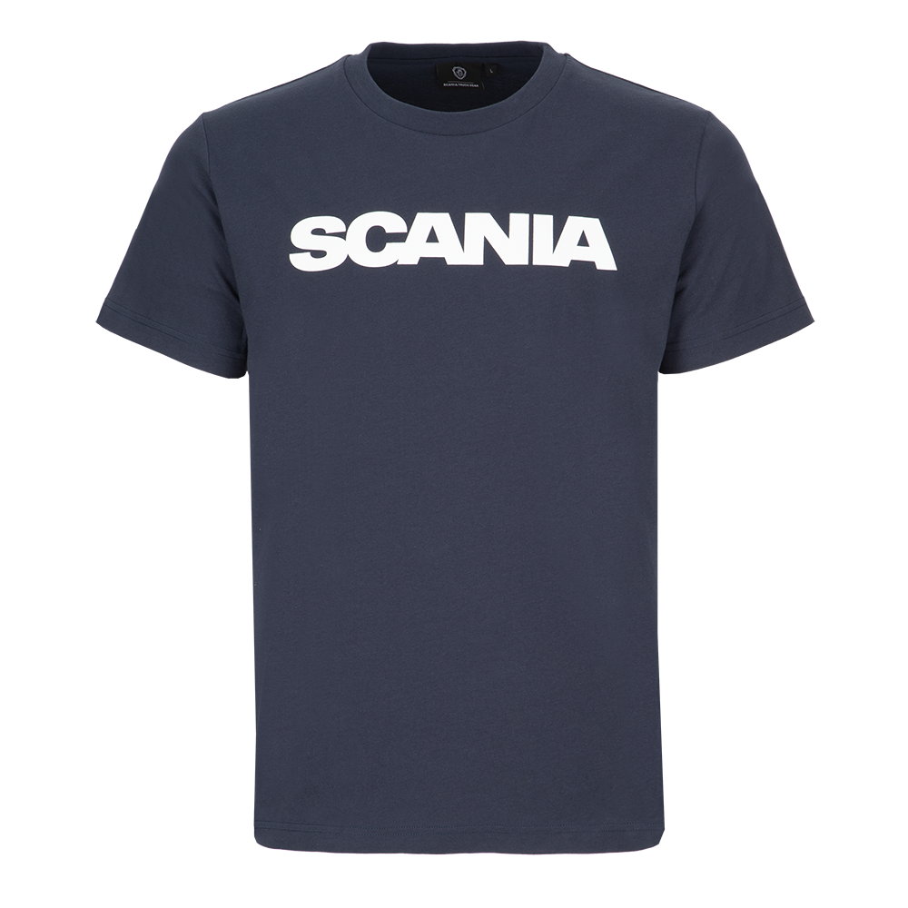 Men's Navy Basic Wordmark T-Shirt