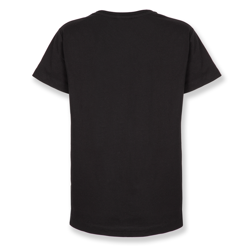 Women's Black Loose Fit Griffin T-Shirt