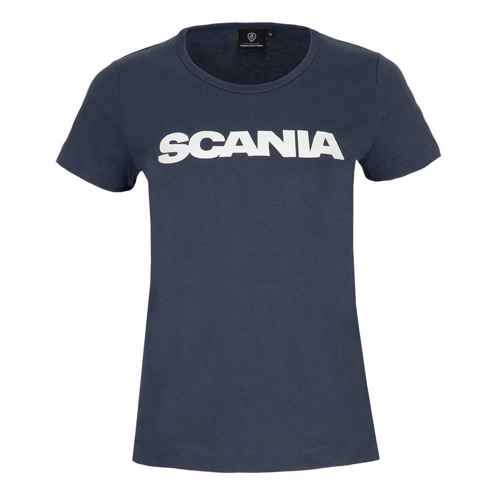 Women's Navy Basic Wordmark T-Shirt