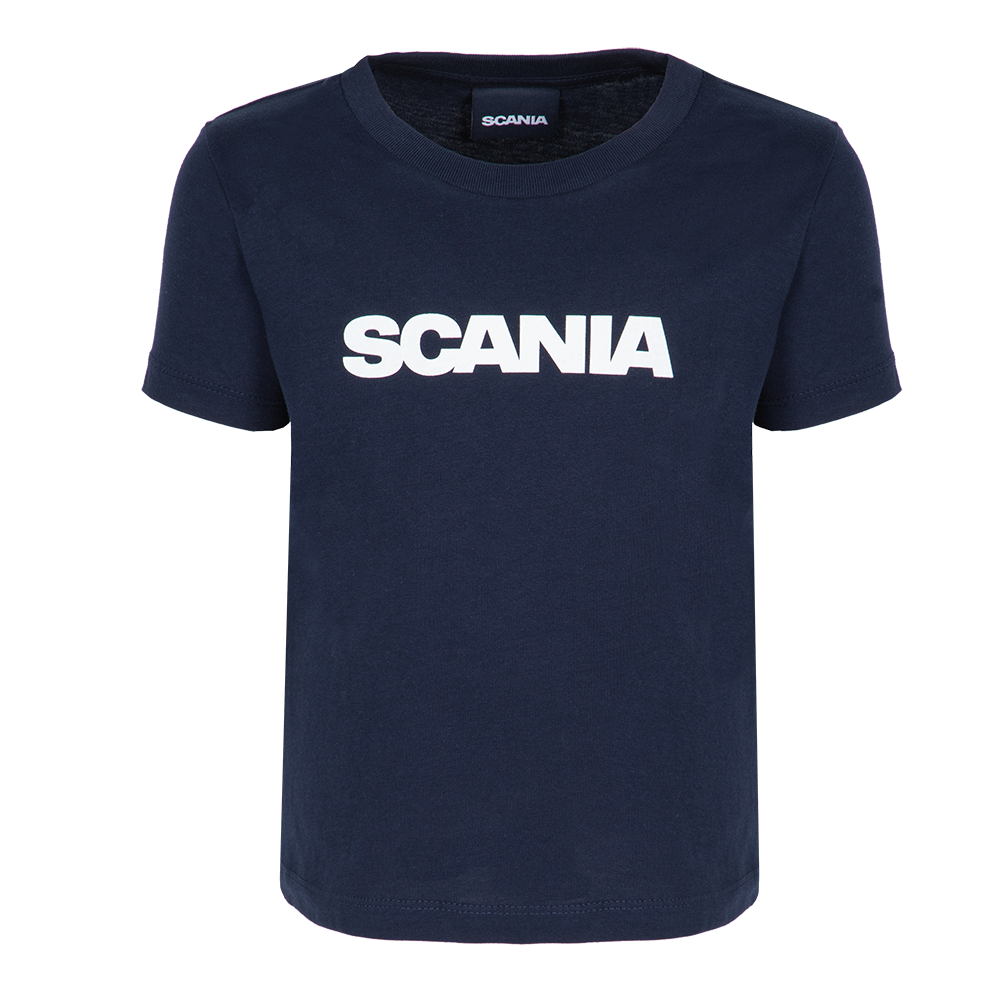 Kids Navy Wordmark T-Shirt