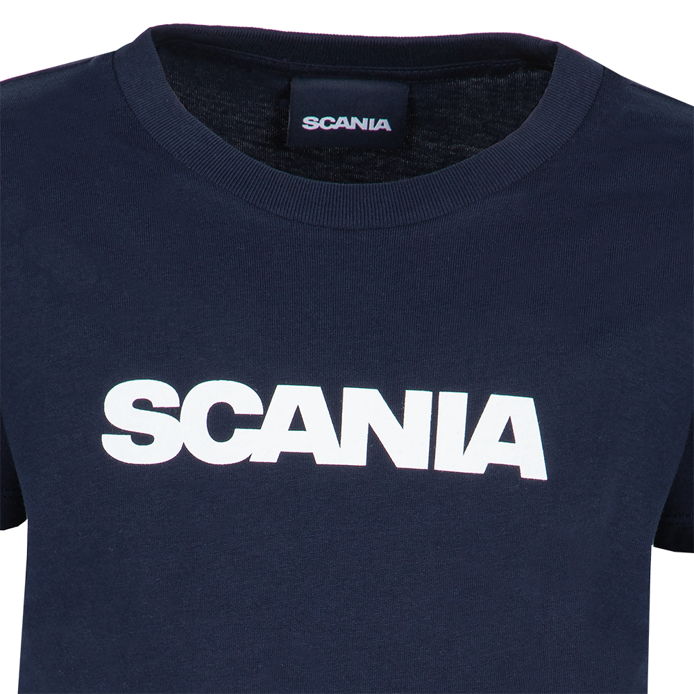 Kids Navy Wordmark T-Shirt