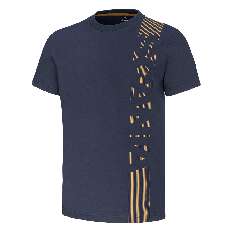Men's Navy V Stripe T-Shirt