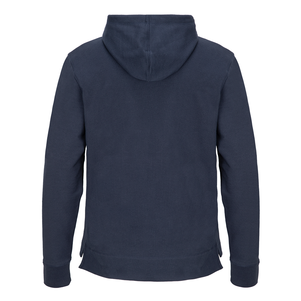 Men's Navy Striped Relaxed Hoodie