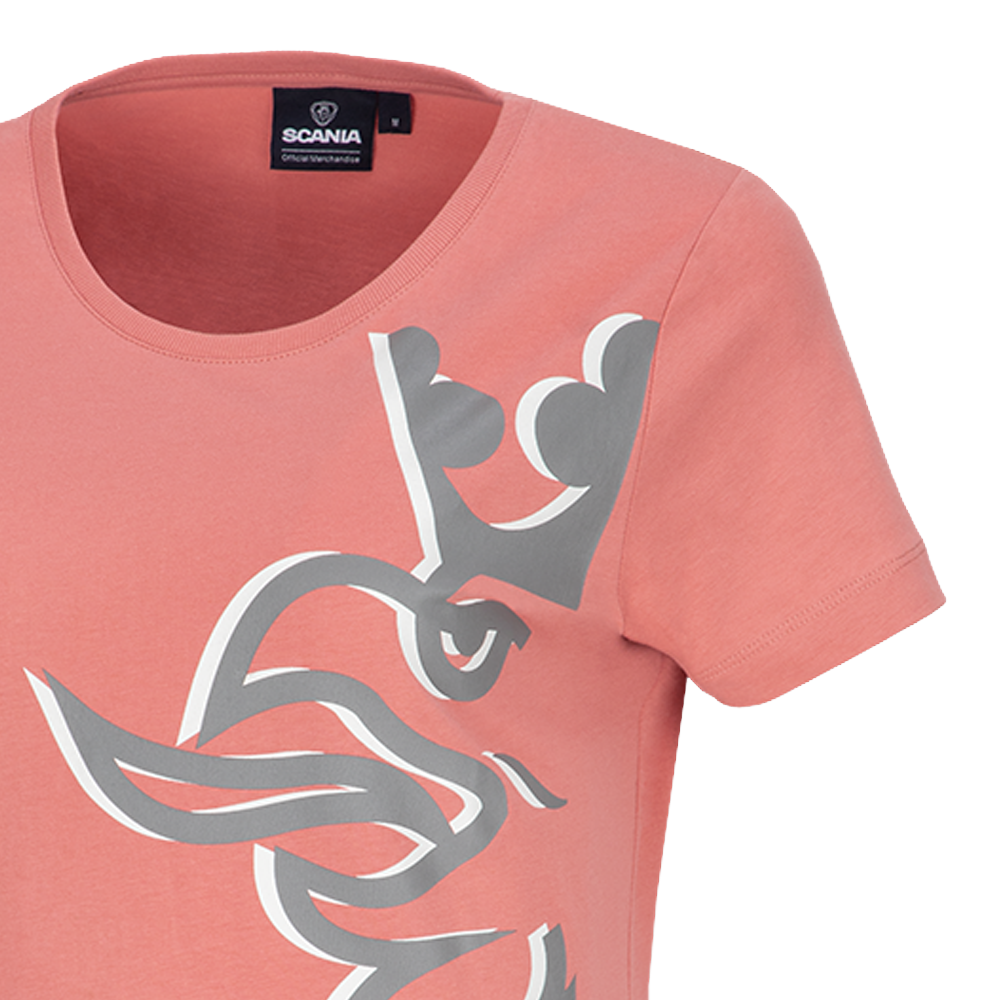 Women's Dusty Pink Griffin Duo T-Shirt