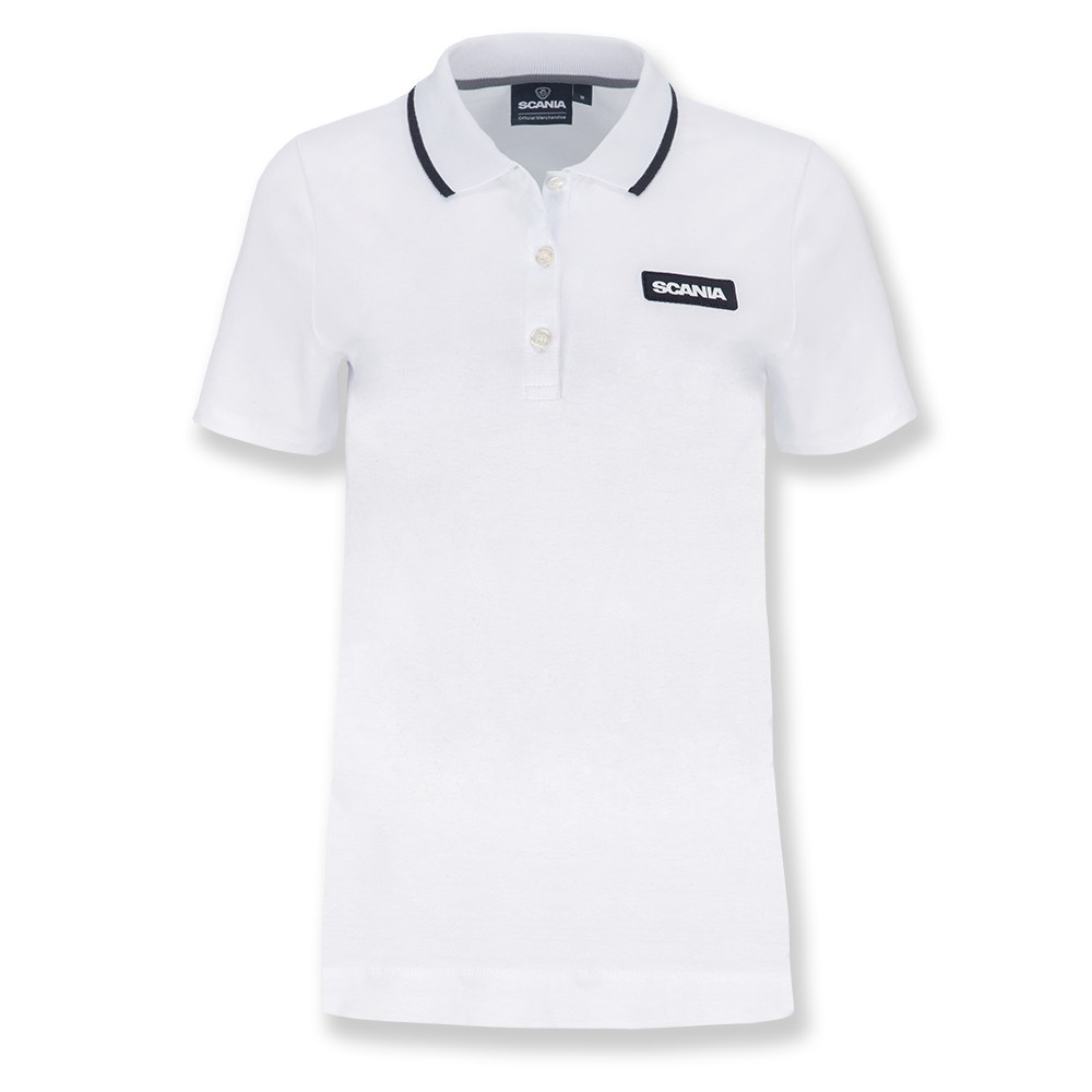 Women's Optical White Base Polo