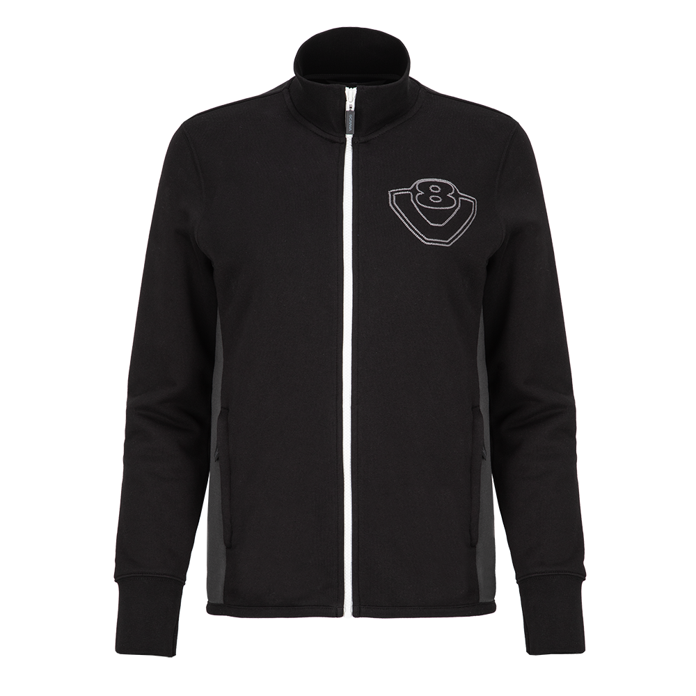 Women's Black V8 Duo Zip Sweatshirt