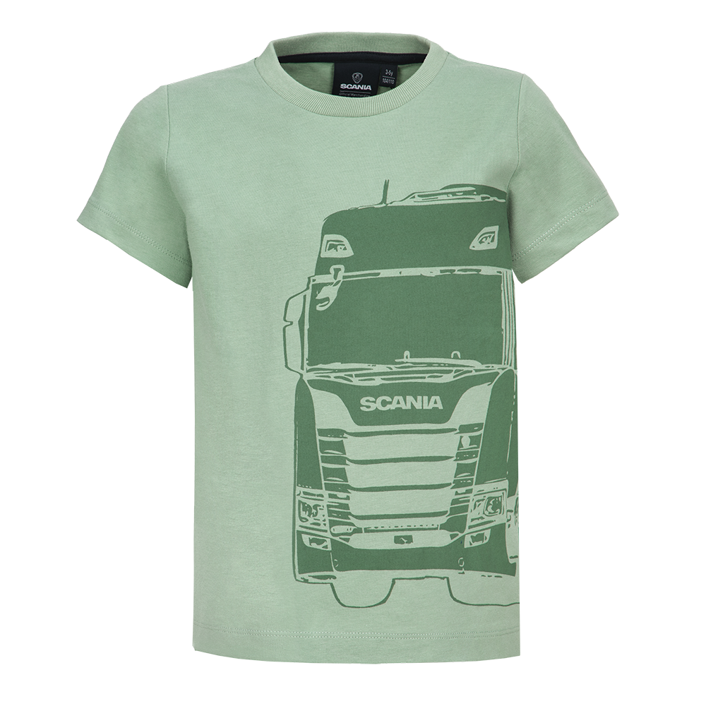Kids Green Truck T-Shirt