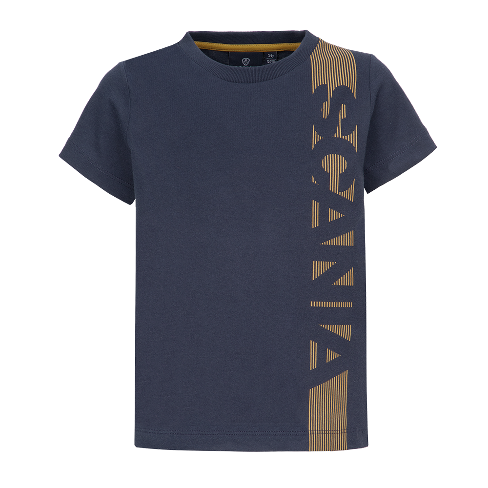 Kids Navy V Stripe T-Shirt