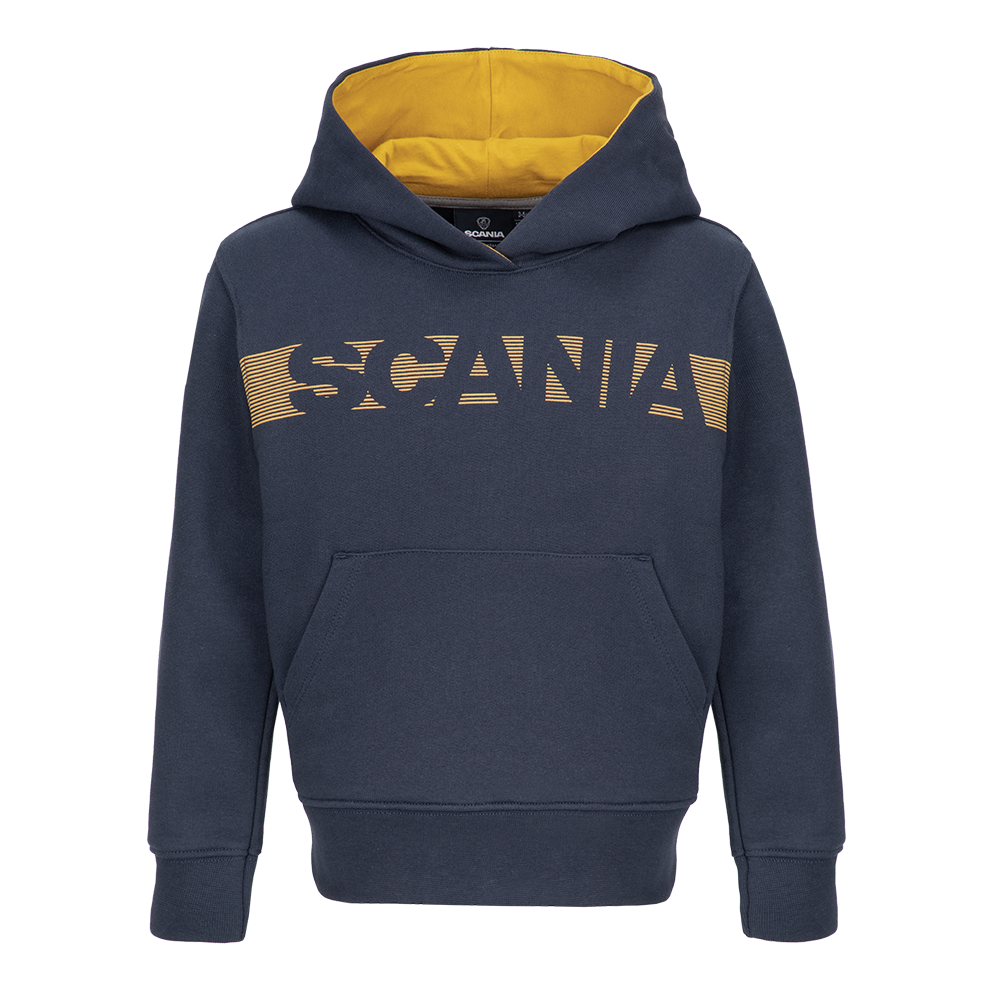 Kids Navy Stripe Hoodie