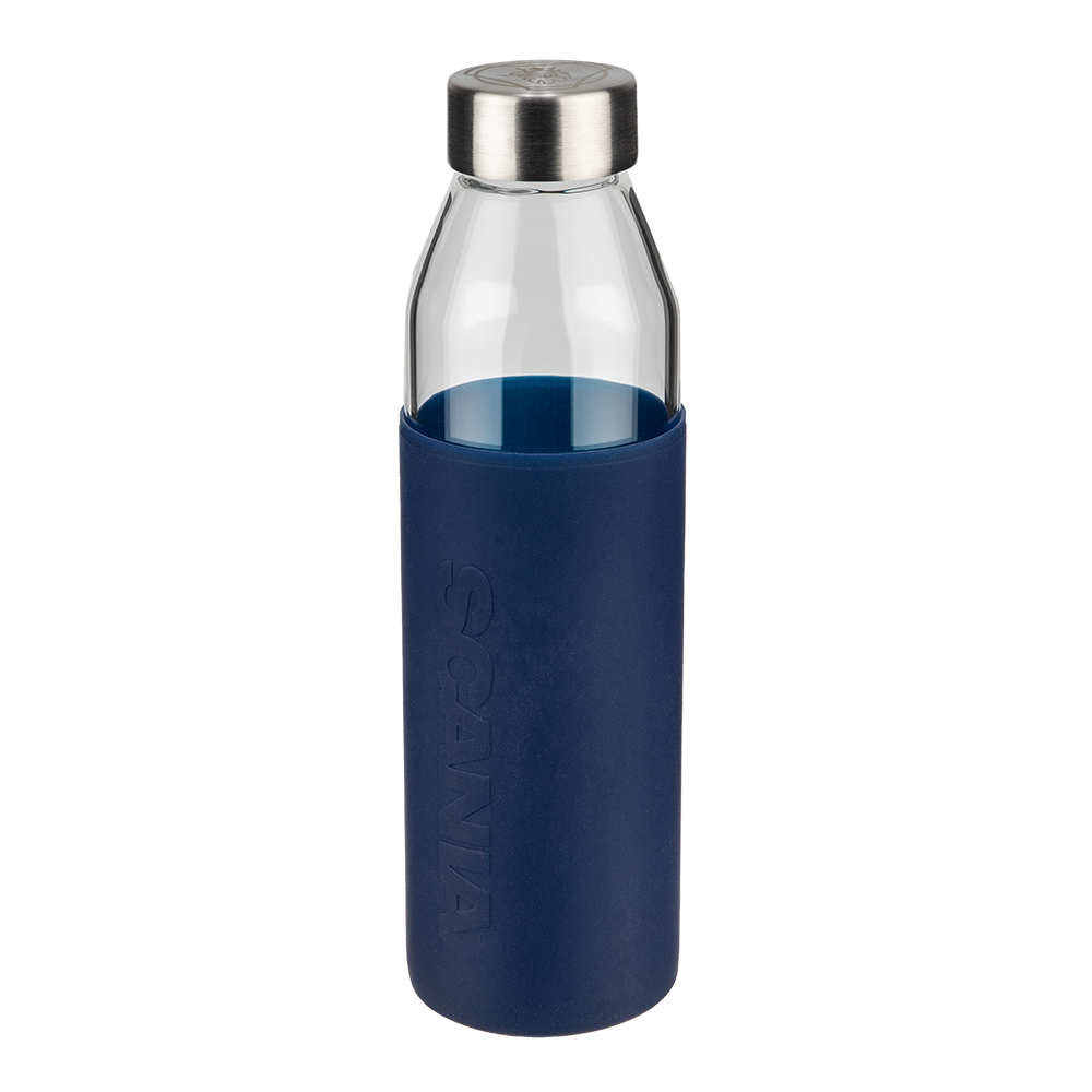 Navy Glass Bottle
