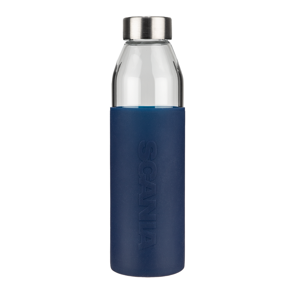 Navy Glass Bottle