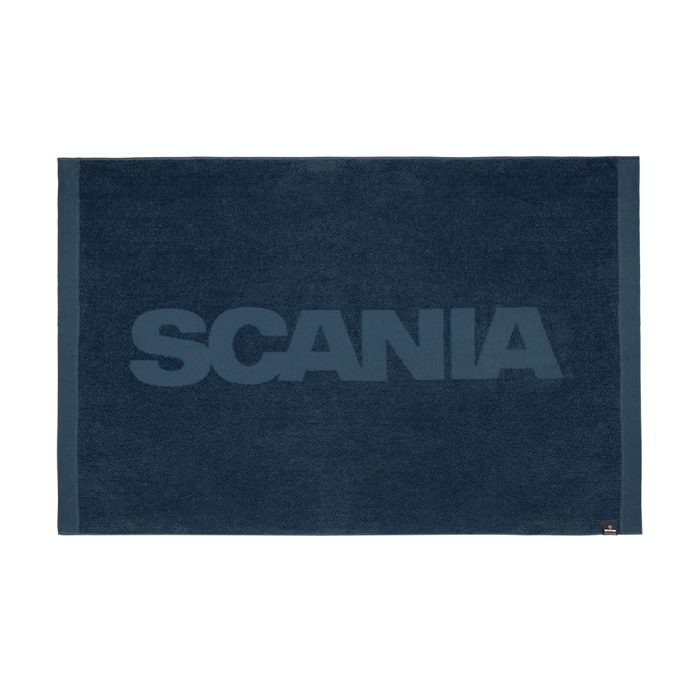 Navy Wordmark Towel