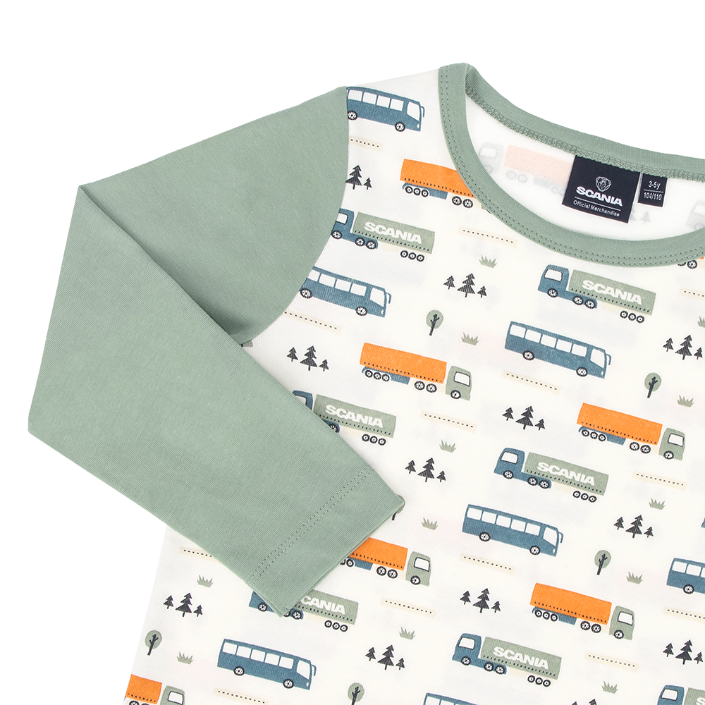 Kids Truck and Bus Pyjama Set