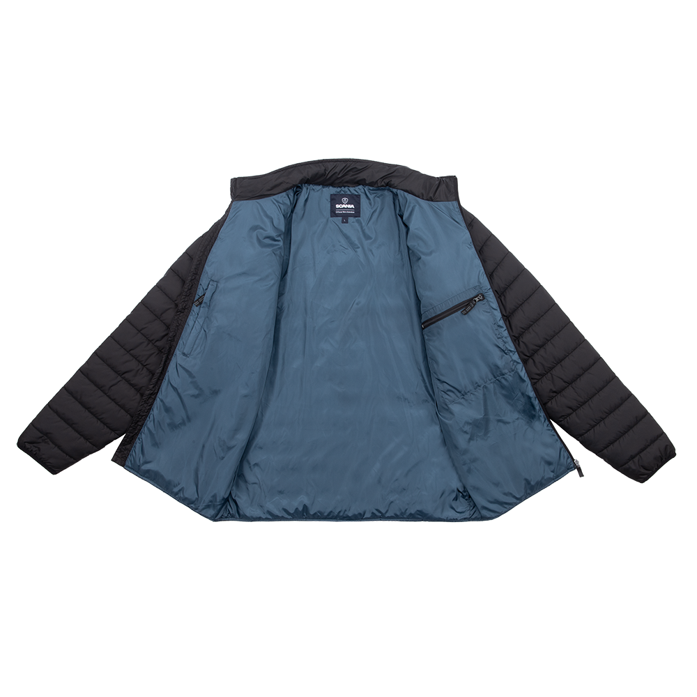 Men's Black Quilted Jacket