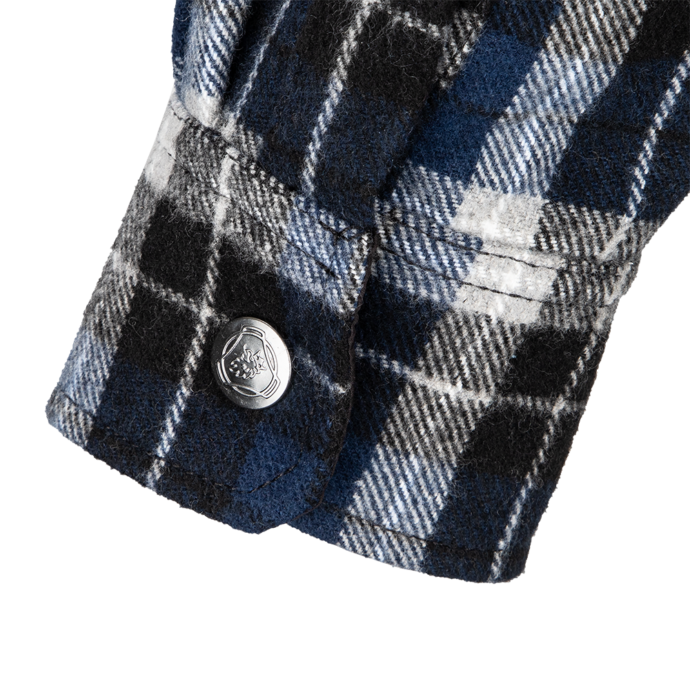Women's Blue Checked Overshirt