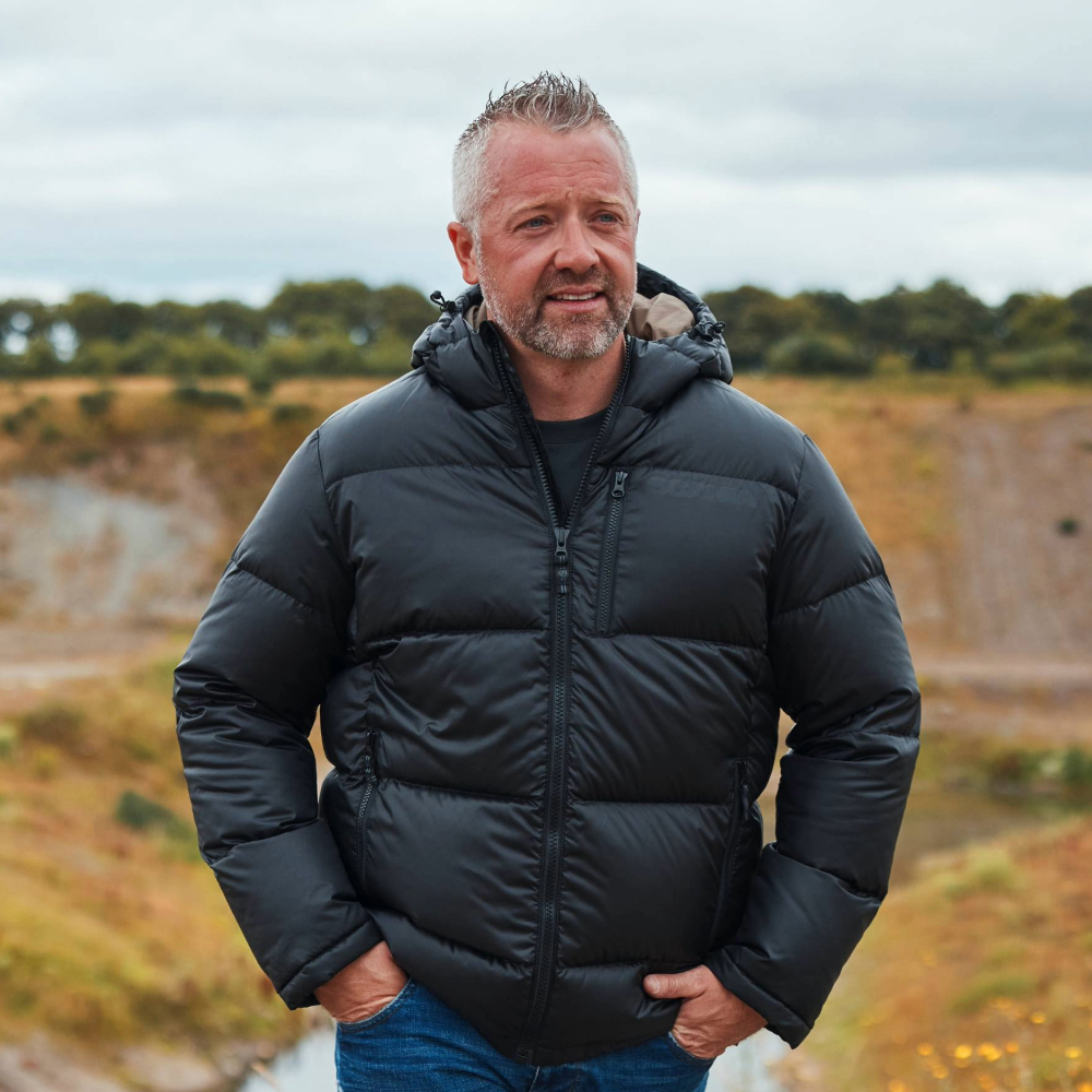 Men's Black Down Jacket