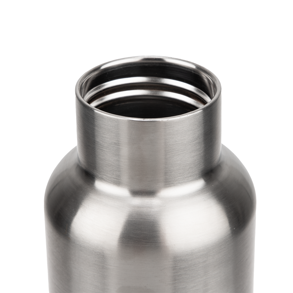 Silver Stainless Steel Bottle