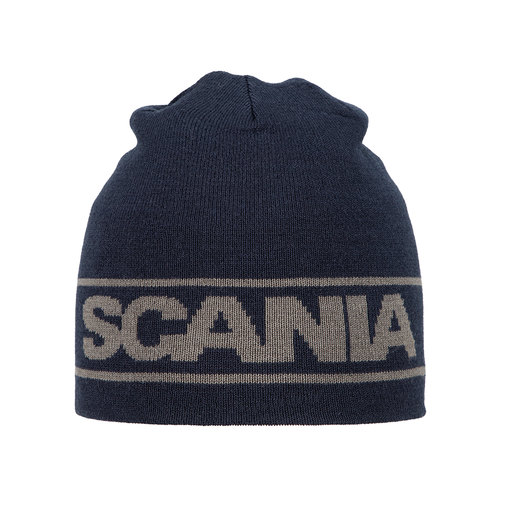 Kids Reversible Navy Beanie