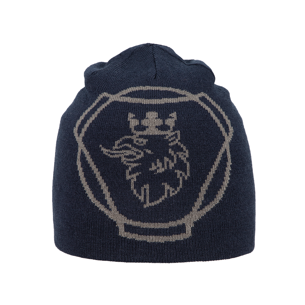 Kids Reversible Navy Beanie