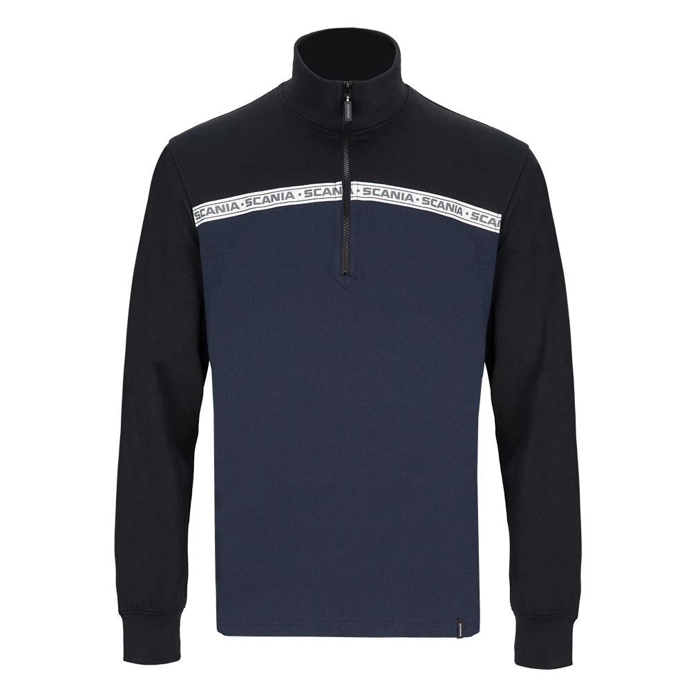 Men's Navy Duo Retro ¼ Zip Sweatshirt