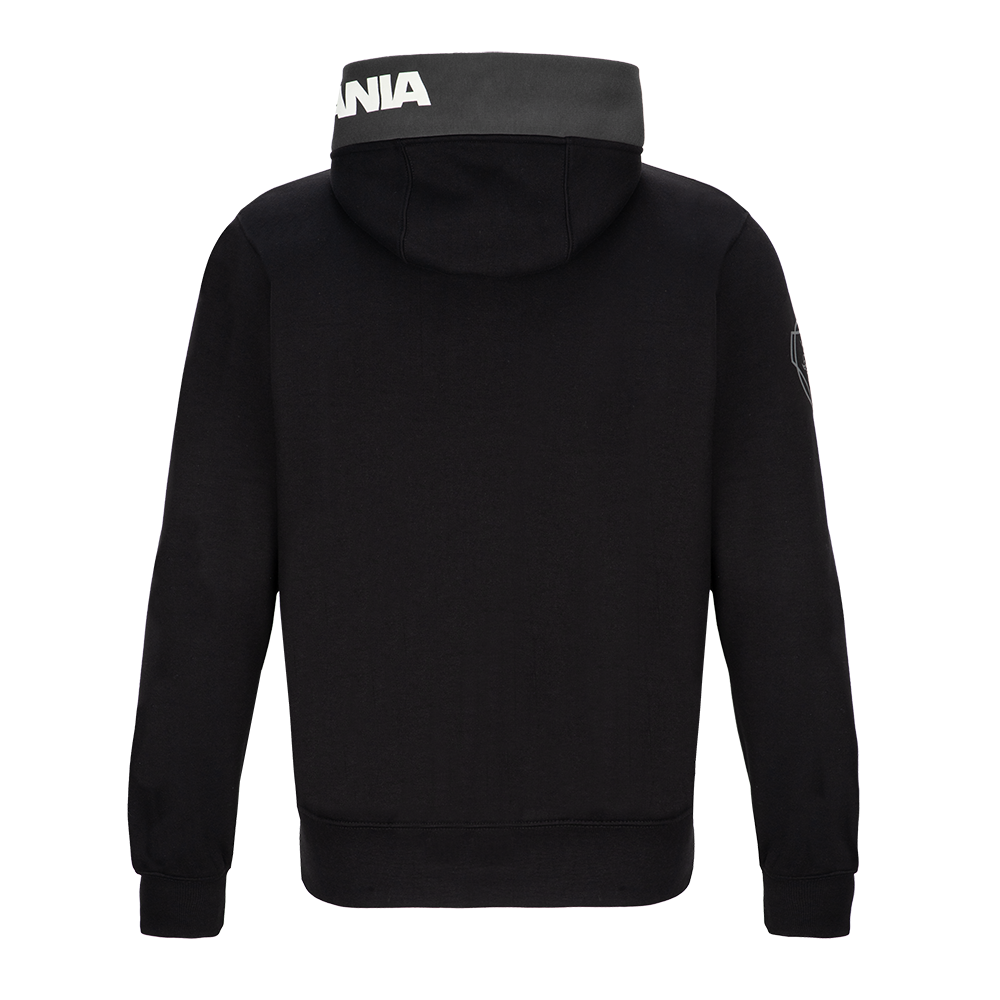 Men's Black Refined Zip Hoodie