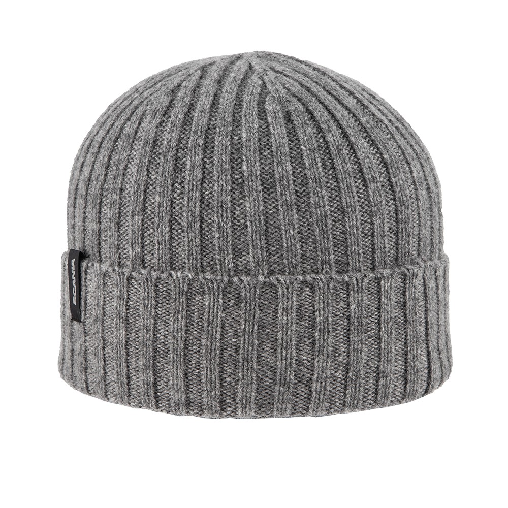 Ribbed Beanie - Grey