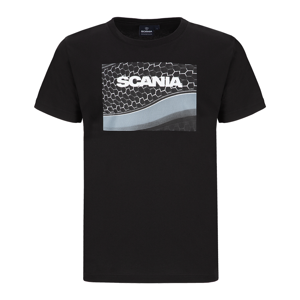 Men's Black Front T-Shirt