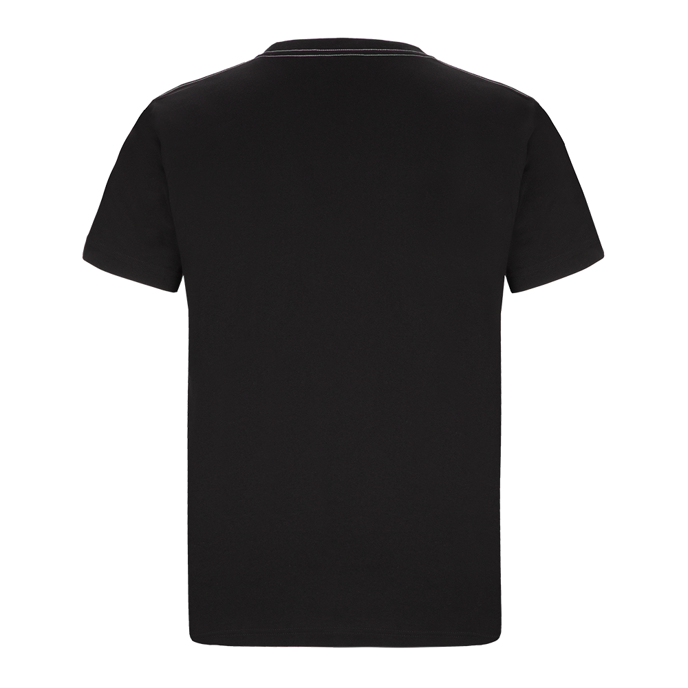 Men's Black Front T-Shirt
