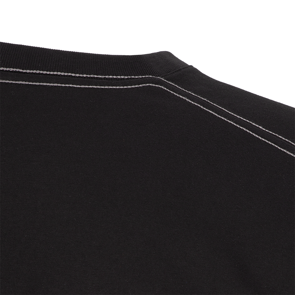 Men's Black Front T-Shirt