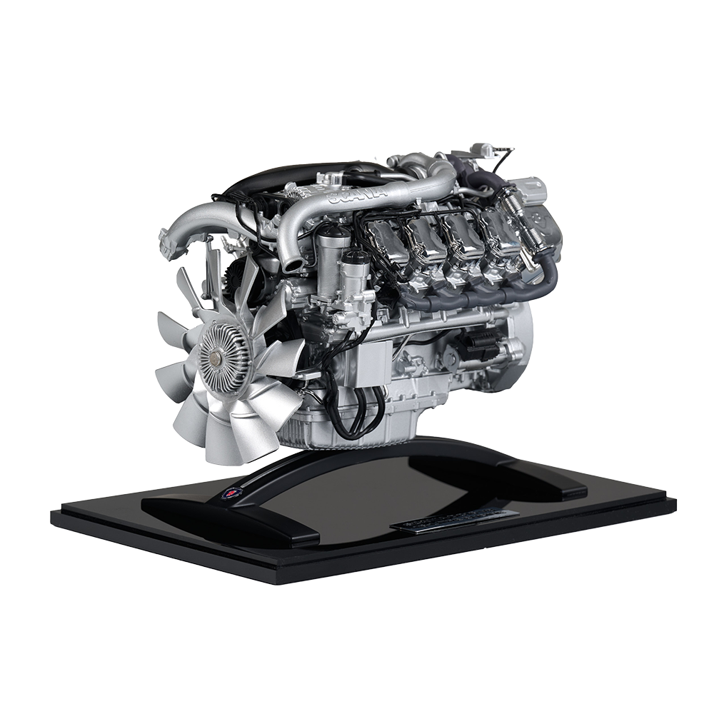 Scania V8 Truck Engine Scale Model 1:12