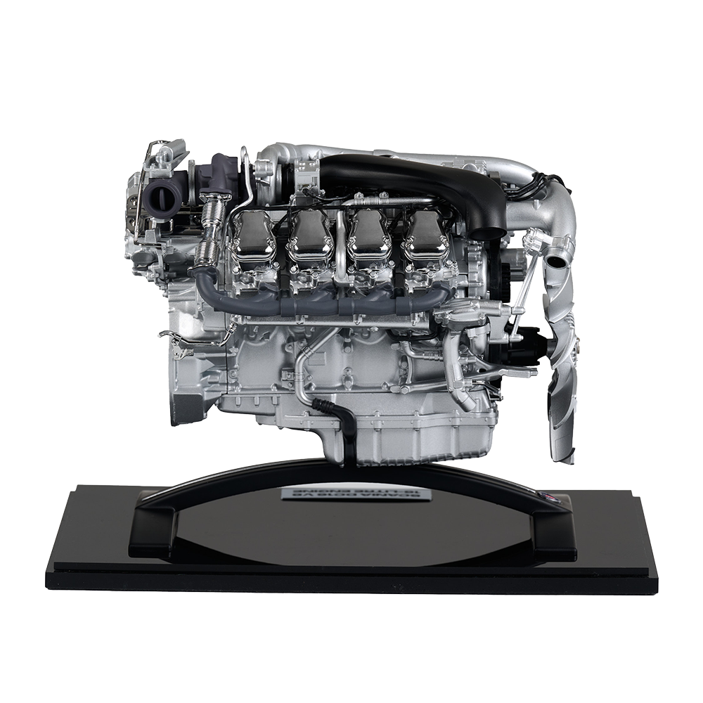 Scania V8 Truck Engine Scale Model 1:12