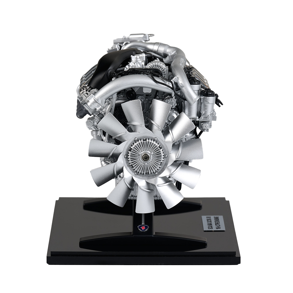 Scania V8 Truck Engine Scale Model 1:12