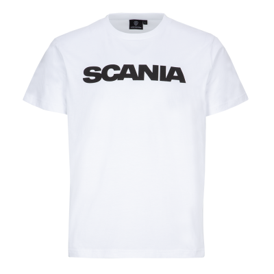 Men's White Basic Wordmark T-Shirt