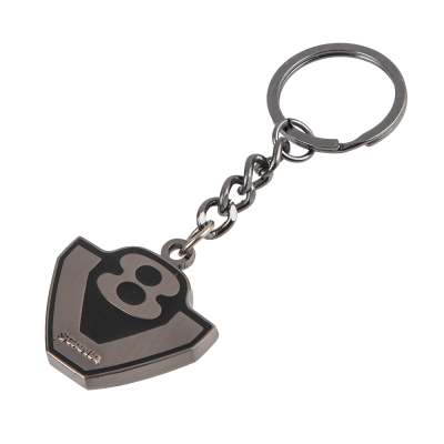 Metal V8 Keyring